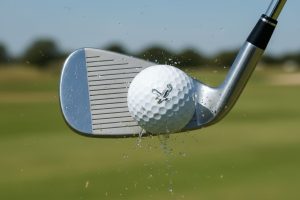 Top artikler 2026 Golfstart.dk close up af jern der rammer bolden