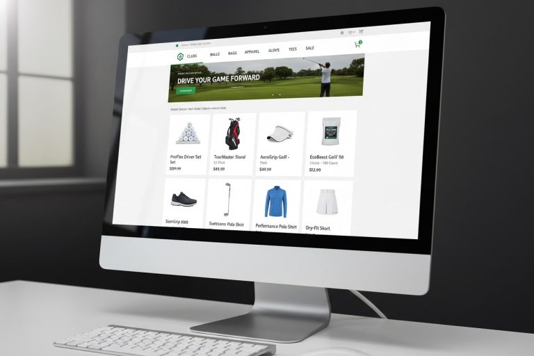 computersk rm med golf webshop