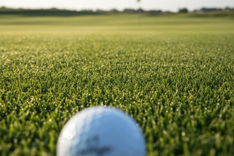 gr sstr med golfbold