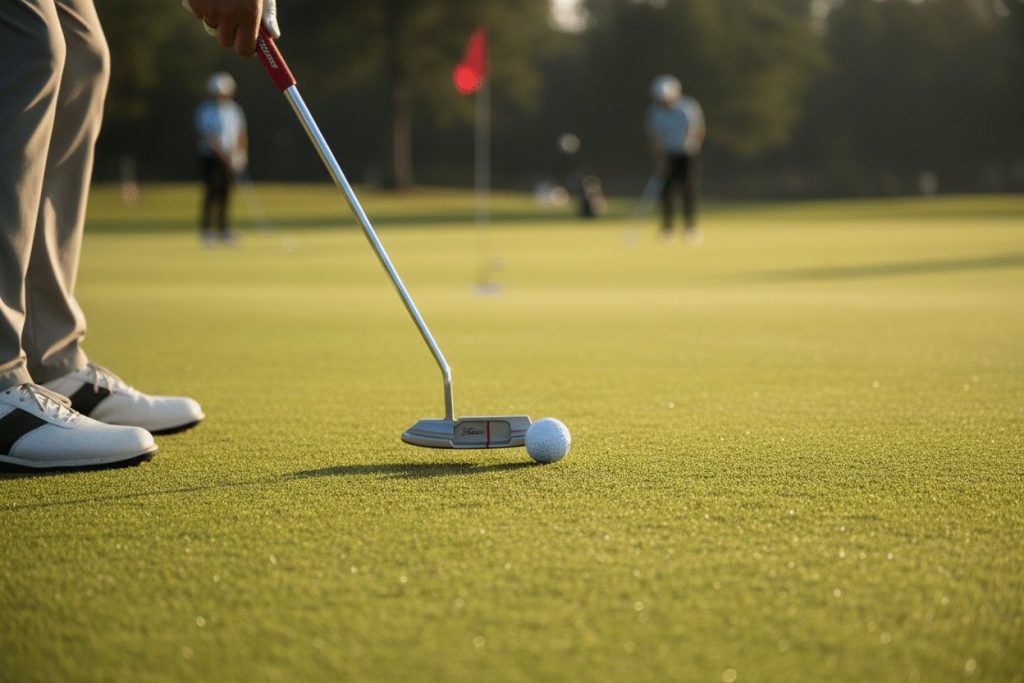 Udstyrsguides 2026 Golfstart.dk putting teknik detaljeret opstilling